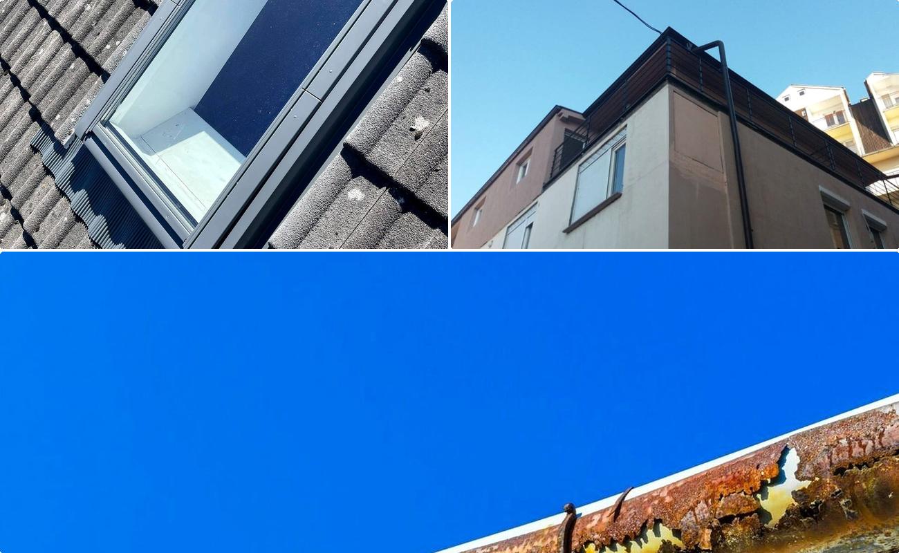 Montaj jgheaburi si burlane pentru acoperis