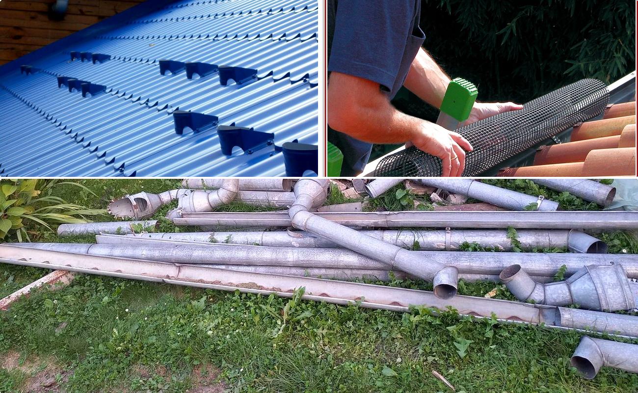 Tipuri de jgheaburi din tabla zincata si vopsita