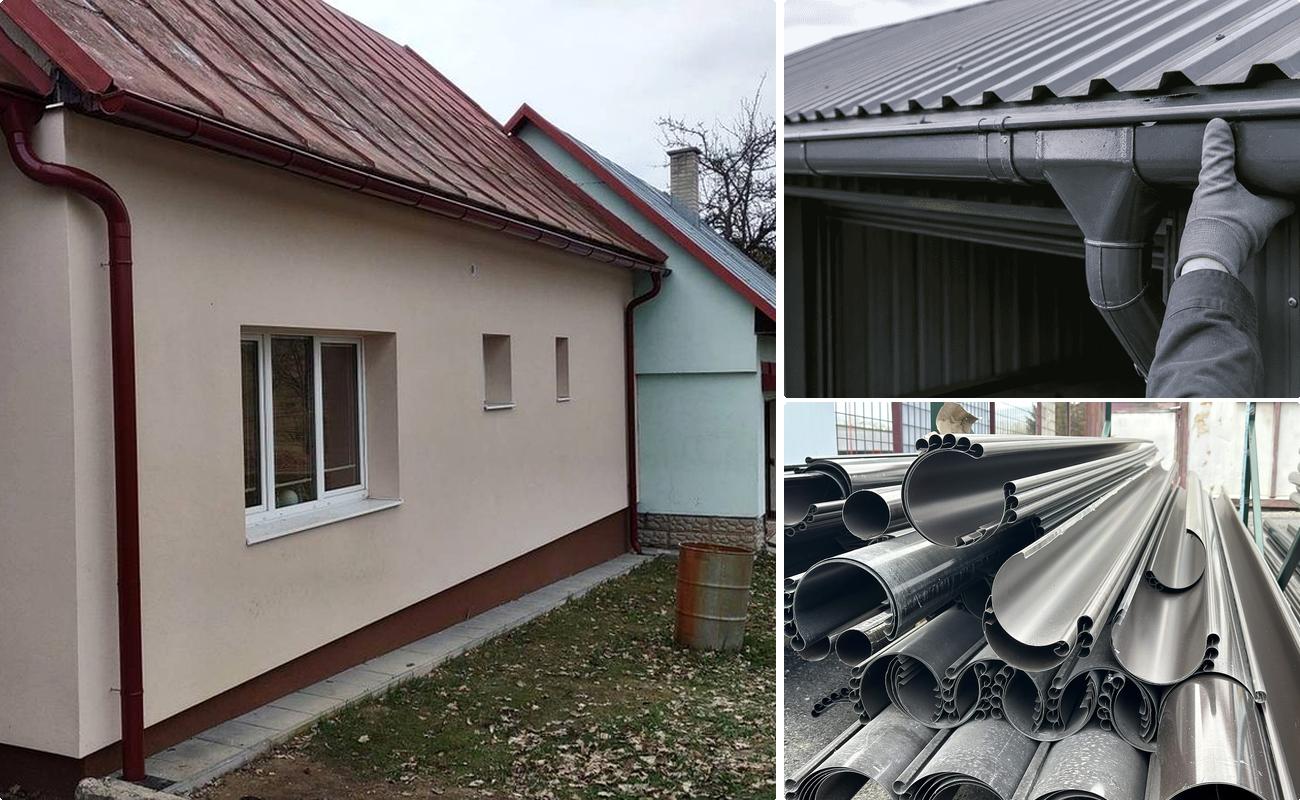 Tipuri de jgheaburi din tabla zincata si vopsita