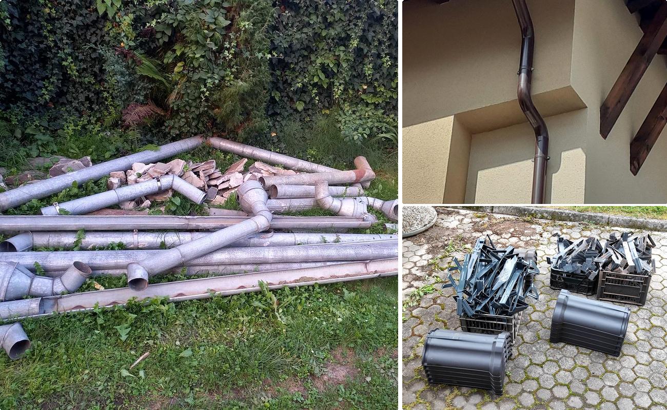 Montaj jgheaburi si burlane pentru acoperis