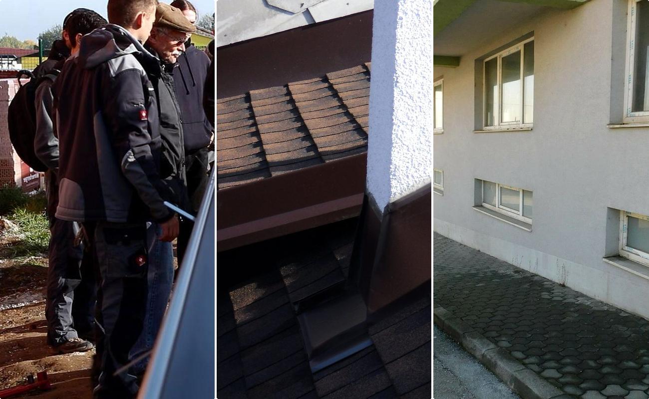 Montaj jgheaburi si burlane pentru acoperis