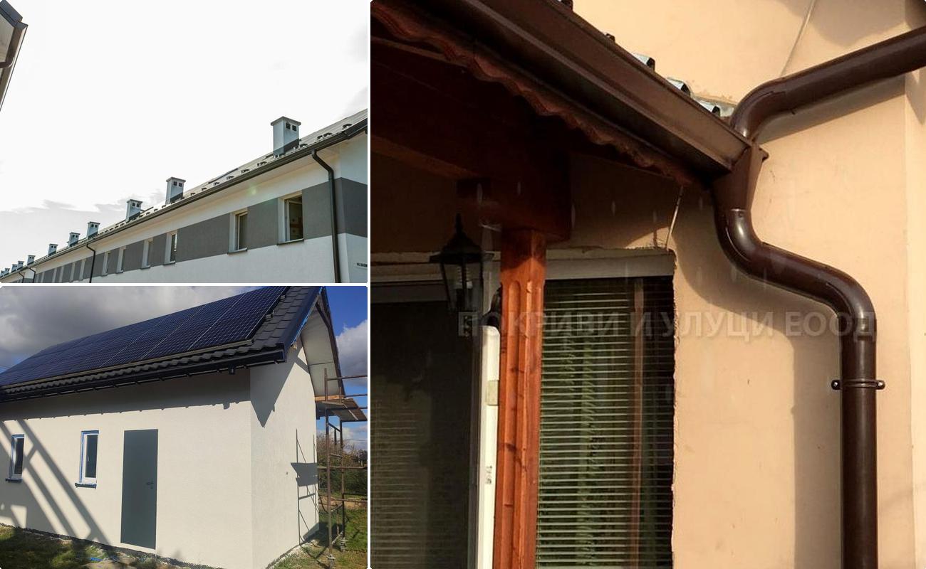 Montaj jgheaburi si burlane pentru acoperis