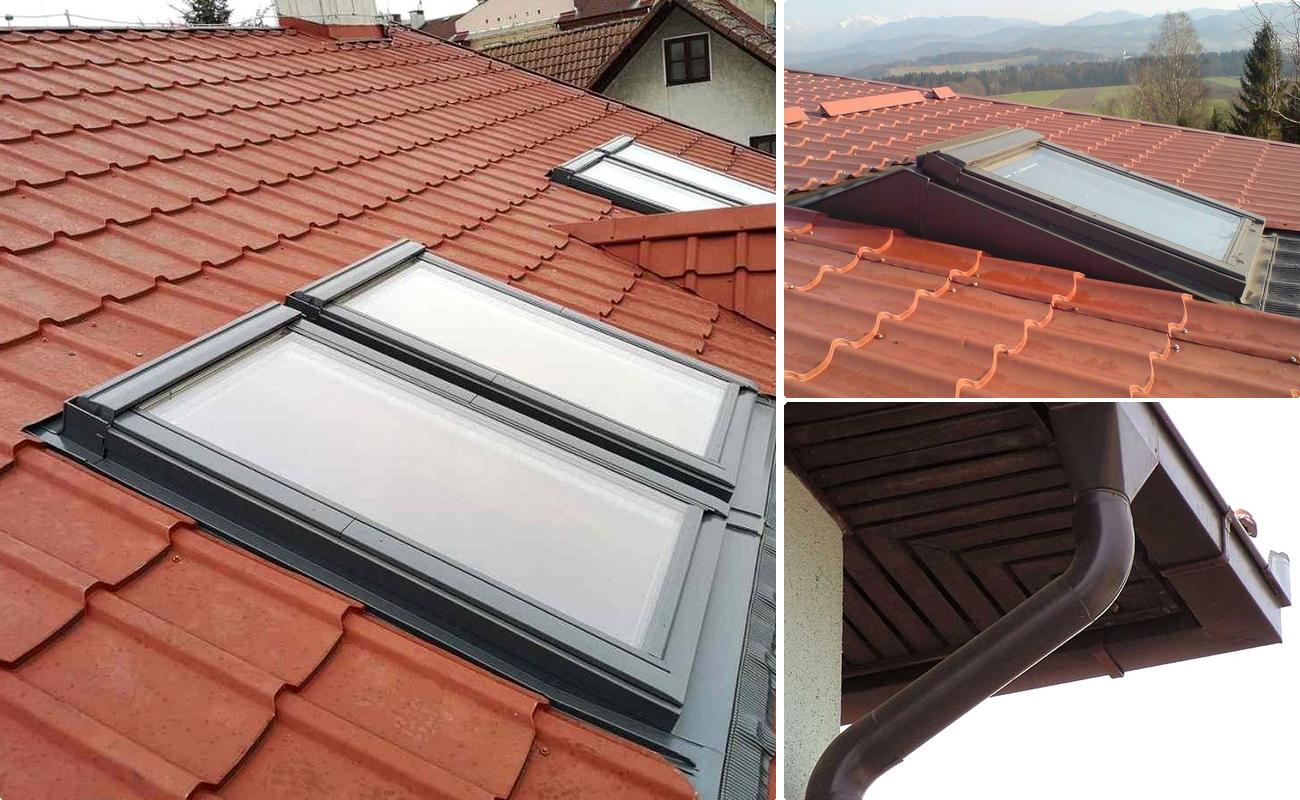 Tipuri de jgheaburi din tabla zincata si vopsita