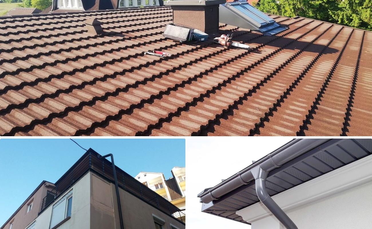 Montaj jgheaburi si burlane pentru acoperis