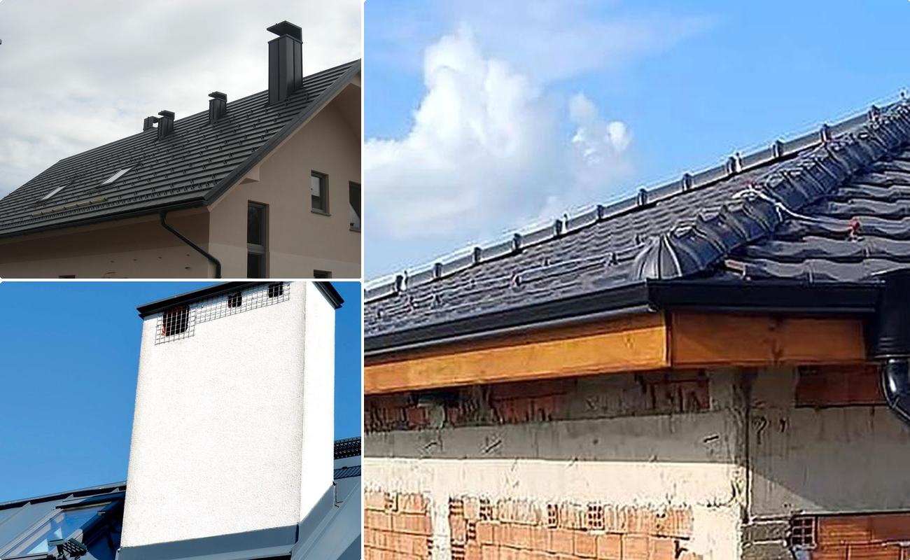 Tipuri de jgheaburi din tabla zincata si vopsita