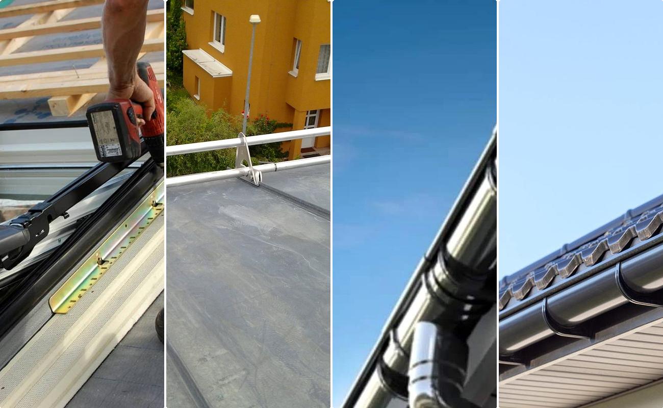 Montaj jgheaburi si burlane pentru acoperis