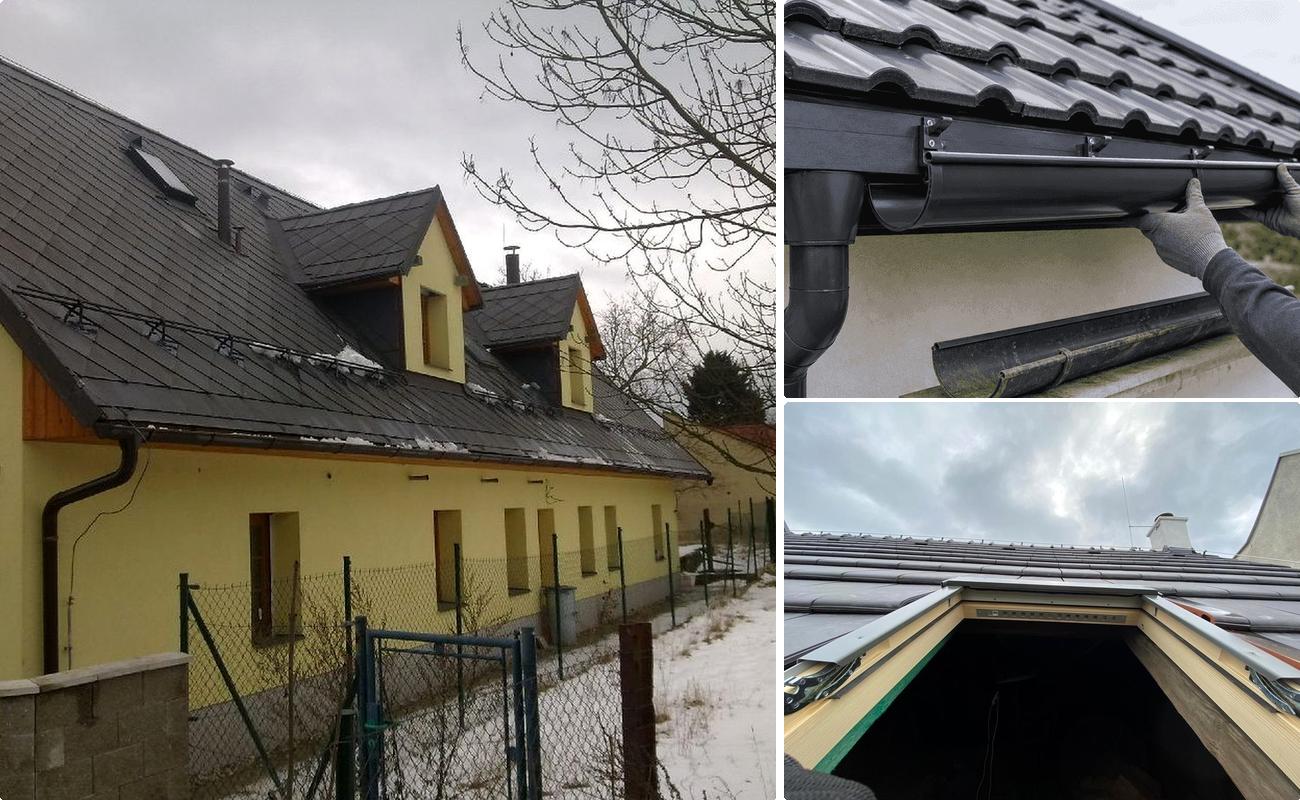 Montaj jgheaburi si burlane pentru acoperis