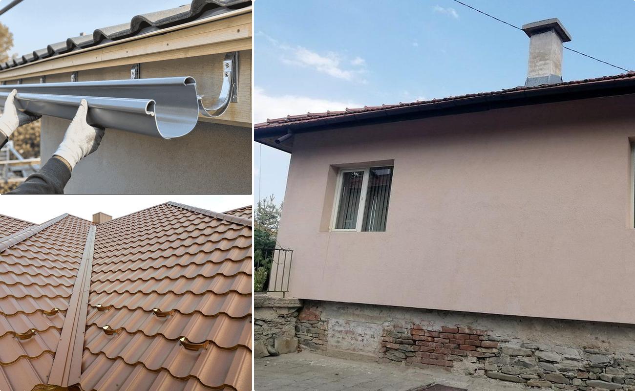 Montaj jgheaburi si burlane pentru acoperis